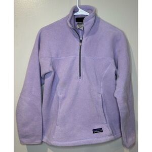 Patagonia Women’s Synchilla‎ Marsupial Pullover Size XS Light Purple
